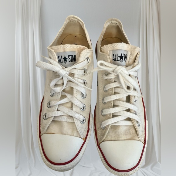 Converse All Stars Low Top Canvas Sneakers Men Size 7 Women 9 - Picture 1 of 8